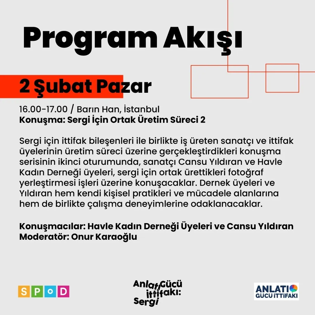 Sergi İçin Ortak Üretim Süreci