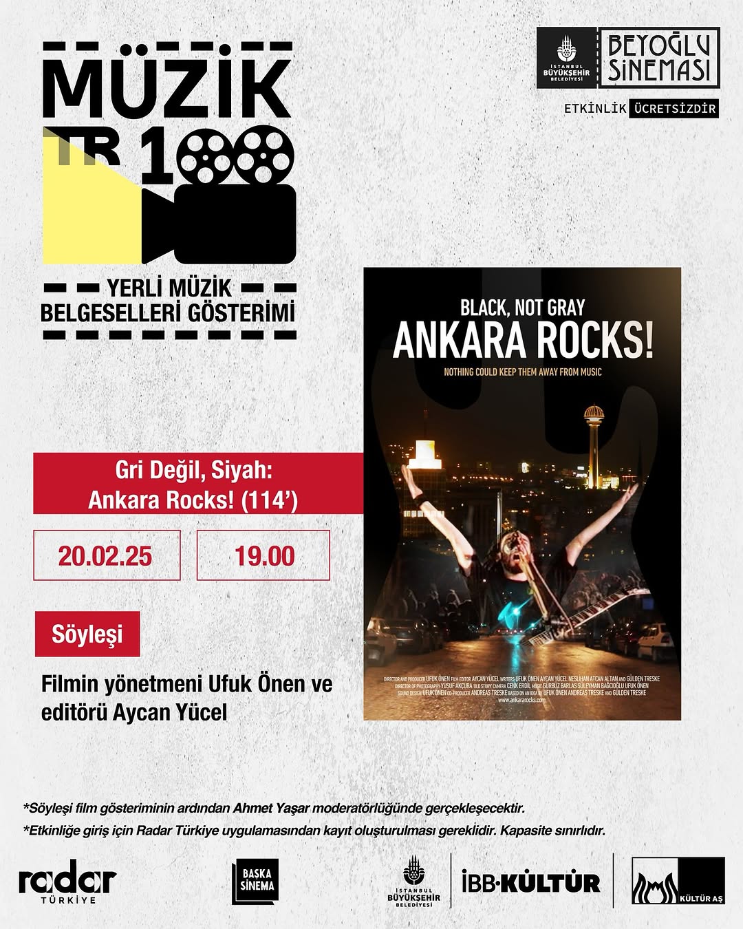 Gri Değil, Siyah: Ankara Rocks!