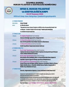 HFSK 6. Hukuk Felsefesi ve Sosyolojisi Kampı