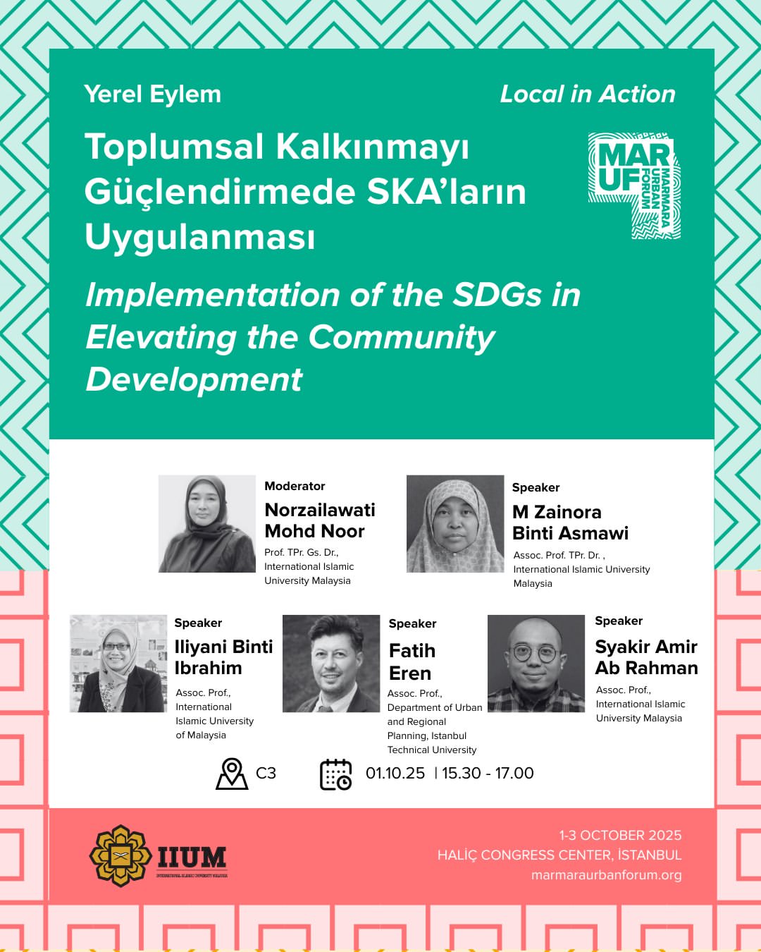 Haliç Kongre Merkezi’nde SKA ve Yerel İş Birlikleri Oturumu