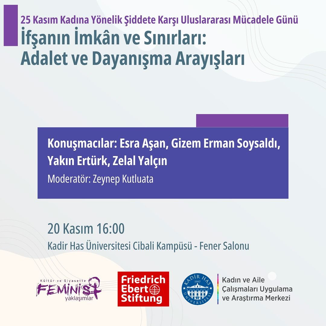 Feminist Yaklaşımlar’dan Yeni Panel