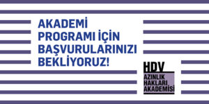 HDV Azınlık Hakları Akademisi Programı Başvuruları Açıldı