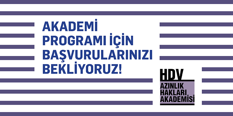 HDV Azınlık Hakları Akademisi Programı Başvuruları Açıldı